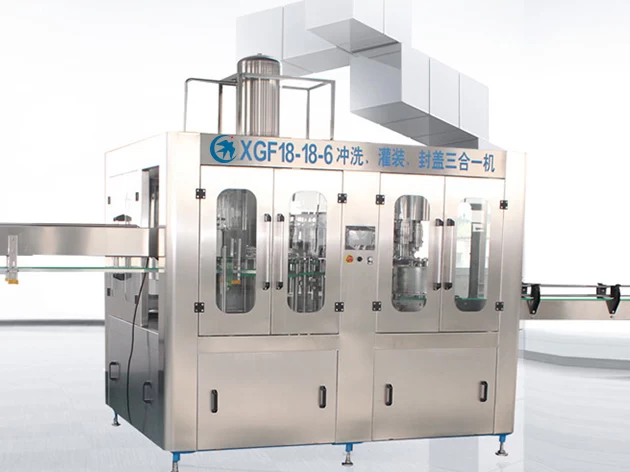 6000BPH automatic water filling machine for 350ml-2L PET bottle